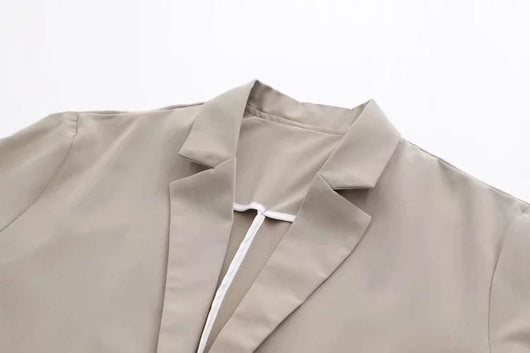 Blazer Suelto de Un Botón - Chaqueta Casual Versátil y Moderna - Image 3