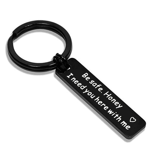 Llavero de Acero Inoxidable - Te Necesito Aquí Conmigo