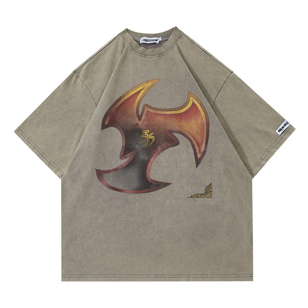 Camiseta Estampada de Dardos para Hombre - Manga Corta