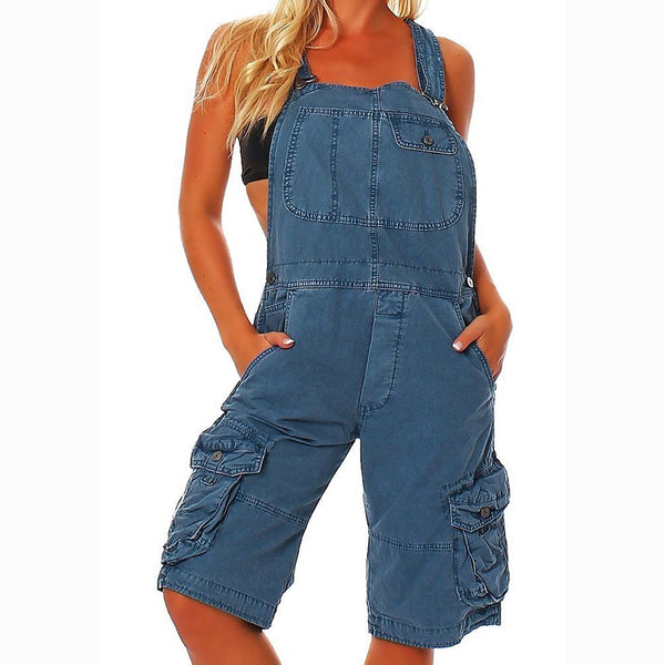 Pantalón Casual Mujer con Tirantes Tipo U-Collar - Image 6