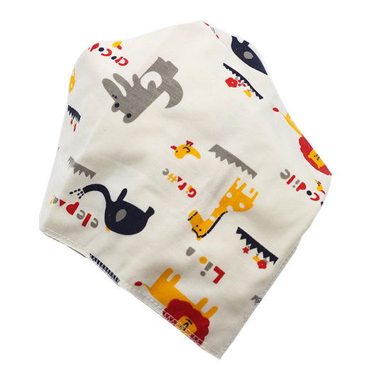 Baberos Impermeables Triangulares de Algodón con Diseños Infantiles - Image 8
