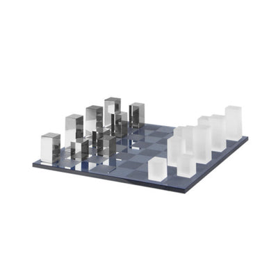 Tablero de Ajedrez de Cristal Electrochapado Frosted - Ornamento Moderno y Elegante - Image 7