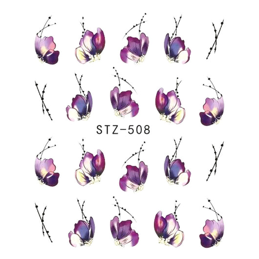 Calcomanías de Uñas Mariposas y Flores - Transfers de Agua para Decoración de Manicura - Image 7