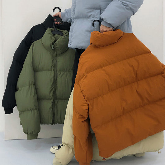 Abrigo de Algodón Suelto para Parejas - Chaqueta Casual de Invierno Unisex - Image 6