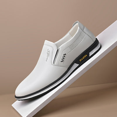 Zapatos Casuales de Cuero para Hombre Estilo Británico Transpirables