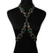 Simple diamond body chain Verde