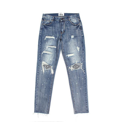 Jeans Rotos Negro Estilo Street para Hombre - Image 8