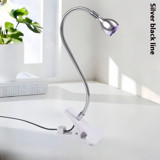Lámpara UV Cuello de Ganso con Clip USB - Luz Púrpura 395nm para Manicura - Image 2