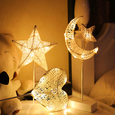 Lámpara Decorativa de Estrellas LED con Luz Romántica - Image 3