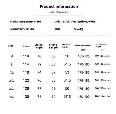 Camisa Suelta de Algodón Premium para Hombre - Image 9
