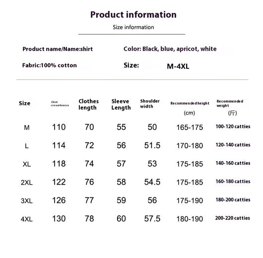 Camisa Suelta de Algodón Premium para Hombre - Image 9