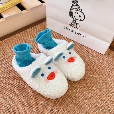 Zapatillas de Algodón Couple Rui Rui - Diseño Adorable de Conejo Cartoon - Image 17
