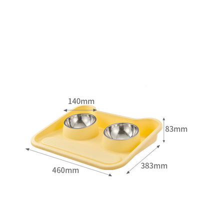 Comedero Doble Inclinado para Perros y Gatos con Protección Cervical - Image 2