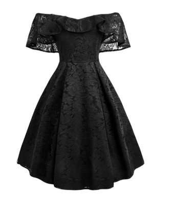 Vestido Retro sin Tirantes - Image 4