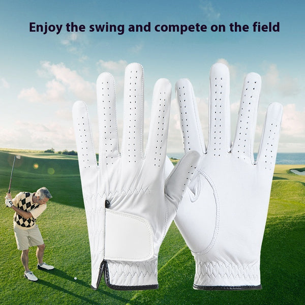 Guantes de Cuero Transpirables Antideslizantes para Hombre