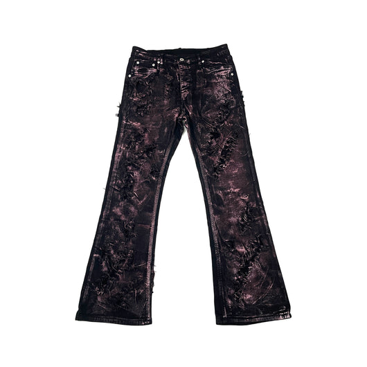 Jeans Micro Cuerno Dorado Rosa con Recubrimiento de Cera - Image 3