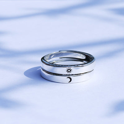 Anillo de Diamante Fashion con Separación de Color para Parejas - Image 10