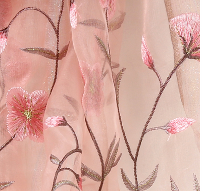 Foulard de Seda Dorado con Bordados - Chal Cheongsam Elegante - Image 12