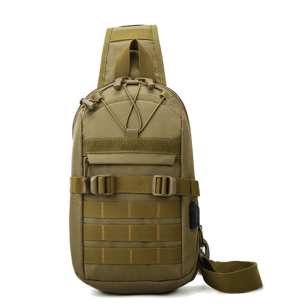 Bolsa Táctica de Pecho Camuflaje Militar Portátil