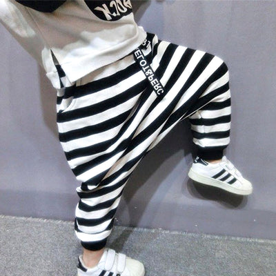 Pantalones Infantiles a Rayas con Forro de Cachemira - Image 3