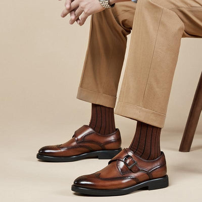Zapatos de Cuero Grabado Oxford para Hombre - Calzado Formal Ejecutivo - Image 6