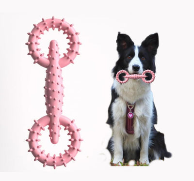 Juguete Masticable para Perros - Anillo TPR Seguro para Cachorros y Dentición