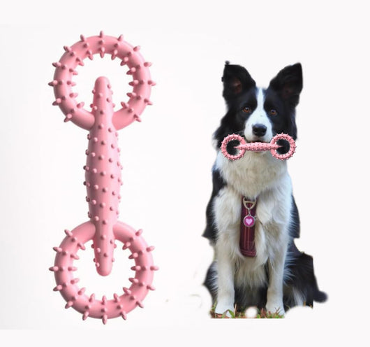 Juguete Masticable para Perros - Anillo TPR Seguro para Cachorros y Dentición