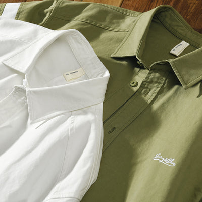 Camisa Suelta Casual Hombre - Estilo Relajado y Moderno - Image 11