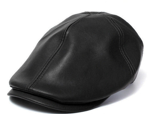 Gorra de Cuero Vintage Estilo Británico Unisex - Image 2