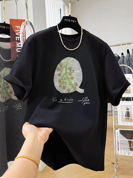 Playera Corta Estilo Occidental Púrpura Gruesa Premium - Image 7