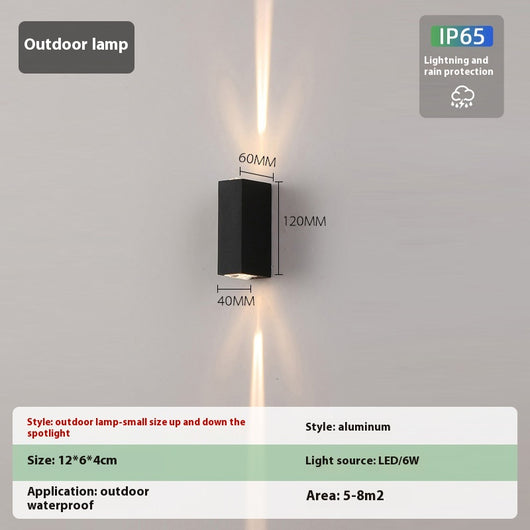 Lámpara LED Impermeable para Exterior - Diseño Moderno para Pasillos y Salas - Image 3