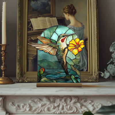 Adornos Decorativos Acrílicos con Efecto Cristal - Flores y Paisajes - Image 57