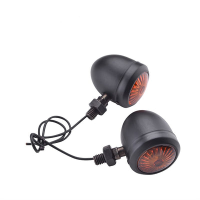 Direccionales Retro de Metal para Moto Custom - Image 10
