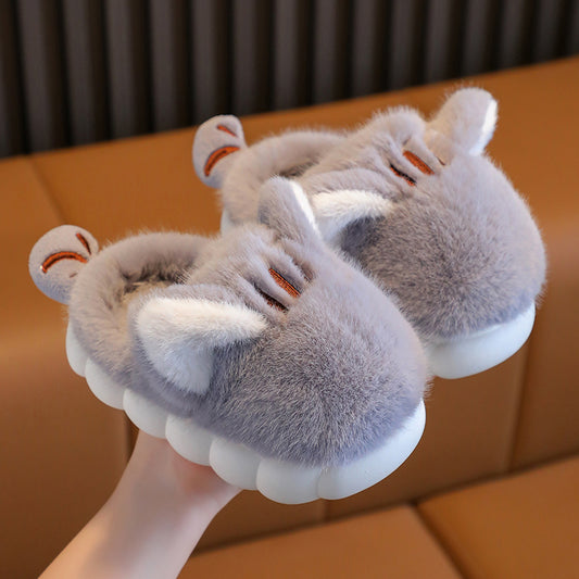 Pantuflas de Algodón para Niños con Diseño de Gatito - Cálidas y Acogedoras - Image 2