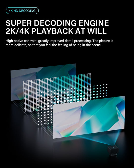 Proyector Full HD con Enfoque Automático y Filtro Luz Azul para Sala de Estar - Image 9