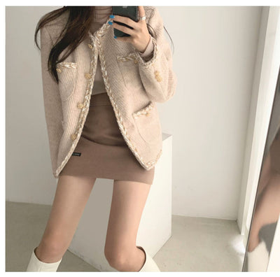 Chaqueta Acolchada de Tweed con Múltiples Bolsillos - Image 19