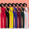 Jumpsuit con Hombros Inclinados Asimétrico