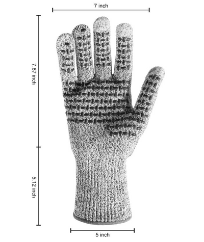 Guantes de Trabajo Táctiles Resistentes a Cortes con Tres Dedos - Image 8
