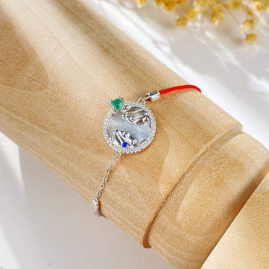 Pulsera Esmeralda Géminis Plata S925 Diseño Original para Mujer - Image 10