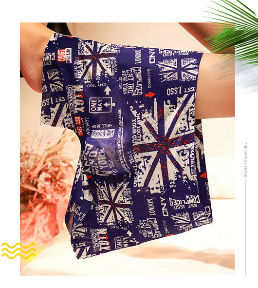 Calzoncillos Hombre Seda de Hielo Estampados sin Costuras Verano - Image 19