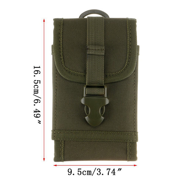 Bolsa Táctica Camuflada para Cintura con Protección de Celular
