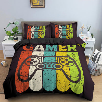 Juego de Cama con Estampado Digital de Controles de Videojuegos