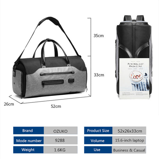 Bolsa de Viaje Plegable con Gran Capacidad para Viajes de Negocios - Image 13