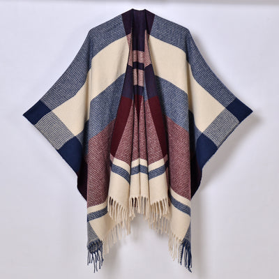 Chal con Borlas y Diseño Escocés Jacquard - Image 5