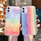 Funda iPhone 12 Pro Max Efecto Arcoíris con Resina Epoxi