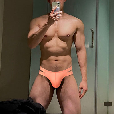 Calzoncillos Doble Cinturón Sexy con Patrón Relieve - Estilo Nacional Hombre - Image 3