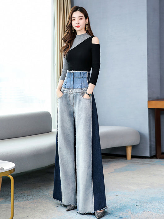 Conjunto Profesional Pantalón Ancho y Blusa Elegante - Image 2