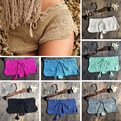 Pantalones de playa tejidos