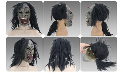 Máscara de Horror Gusano Facial para Fiestas de Mascarada - Image 6