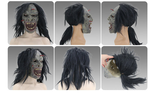 Máscara de Horror Gusano Facial para Fiestas de Mascarada - Image 6